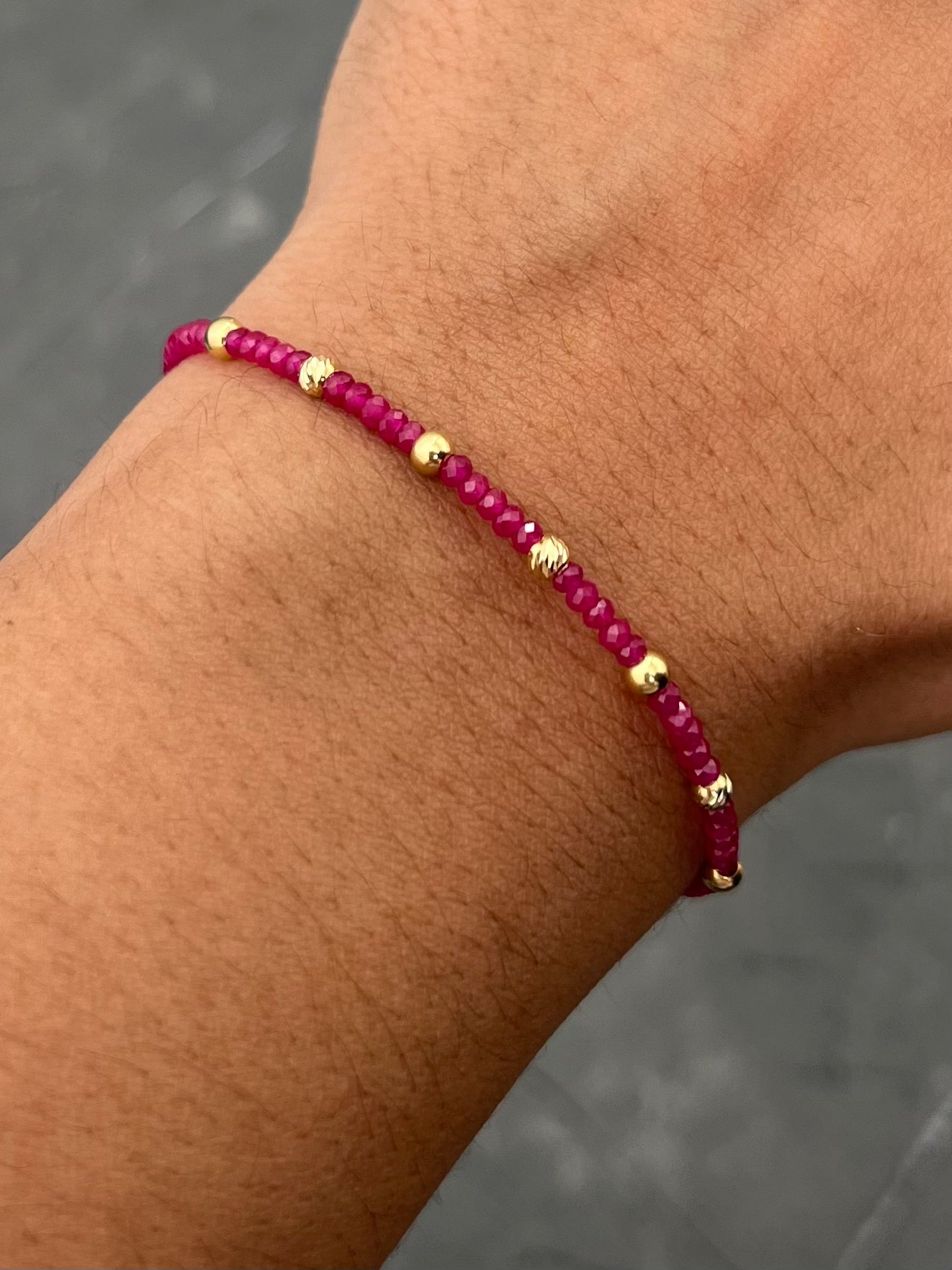 Pulsera energetica /  16cm / Oro Amarillo (Joya) M