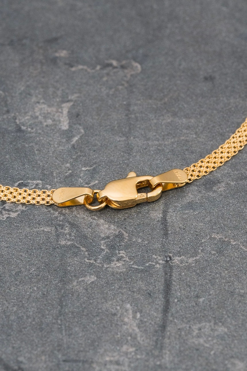 Cadena china 3.7gr / Largo 50cm / Oro Amarillo italy cte B