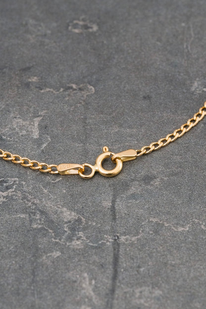 Cadena mini cubana 2.2gr / Largo 60cm / Oro Amarillo italy +1 B