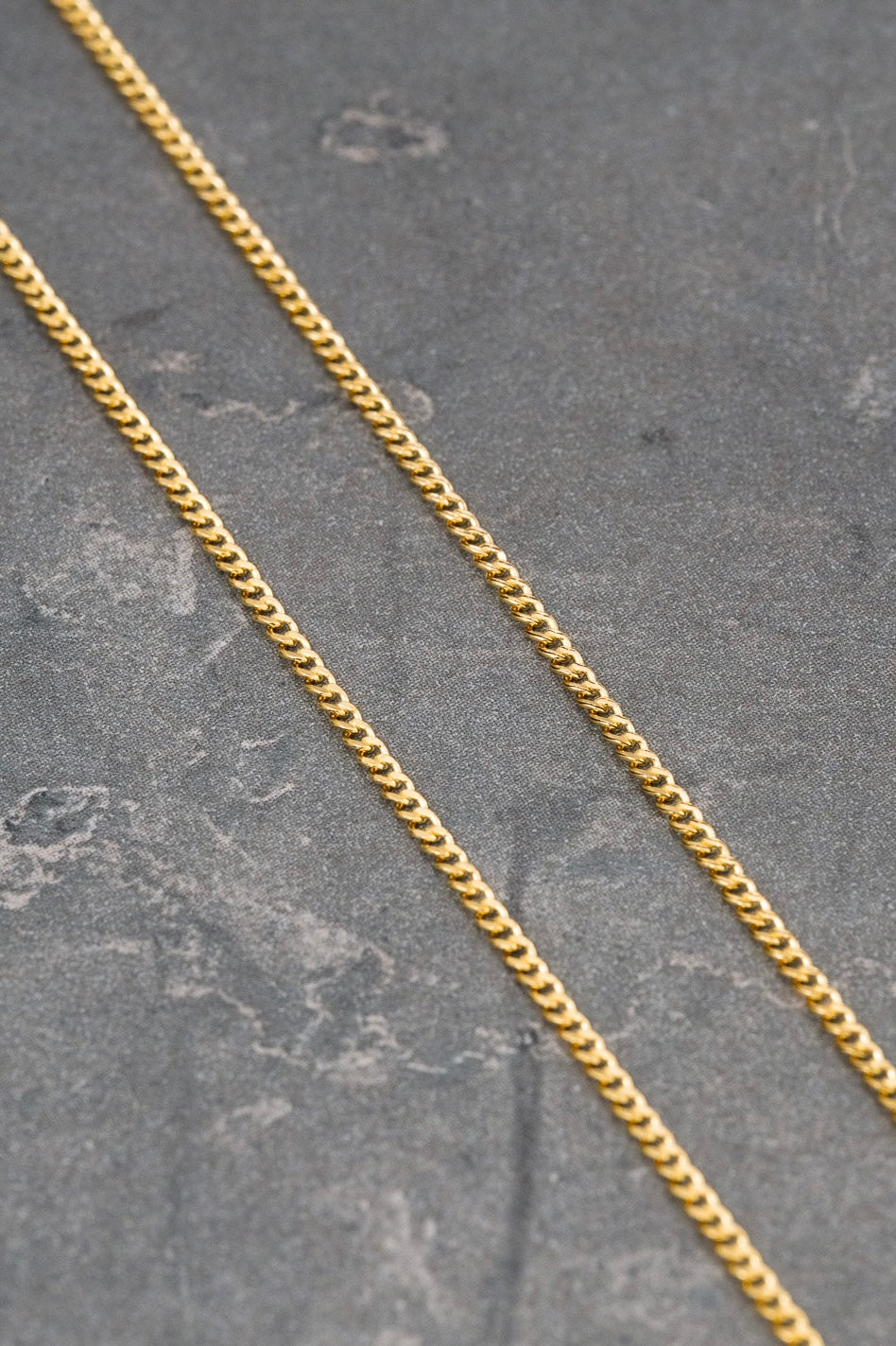 Cadena mini cubana 1.35gr / Largo 60cm / Oro Amarillo italy +1 M