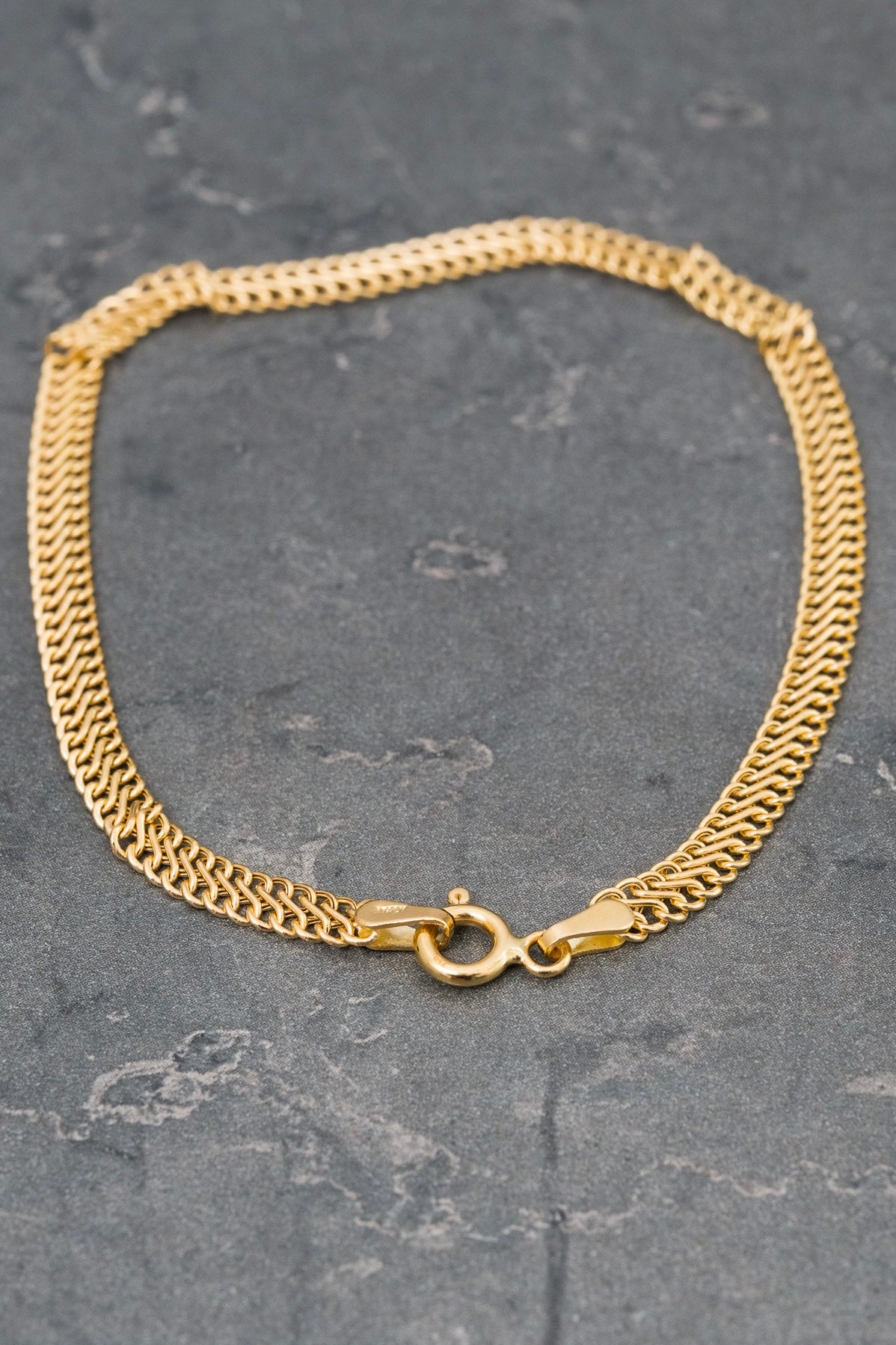 Pulso medusa 1.95gr / Largo 19.5cm / Oro Amarillo italy +3 M