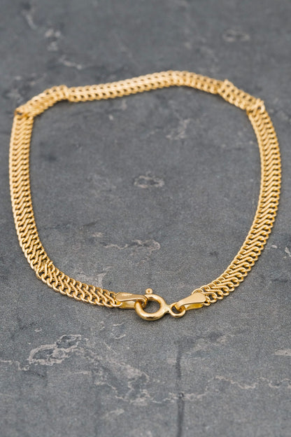 Pulso medusa 1.95gr / Largo 19.5cm / Oro Amarillo italy +3 M