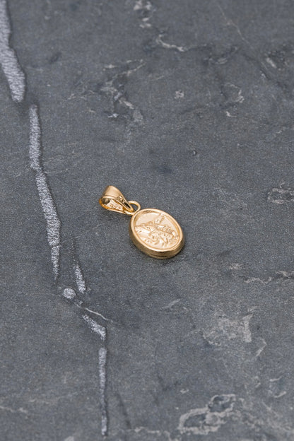 Dije arcangel san miguel 0.45gr / Largo 1.5cm / Oro Amarillo Nac P