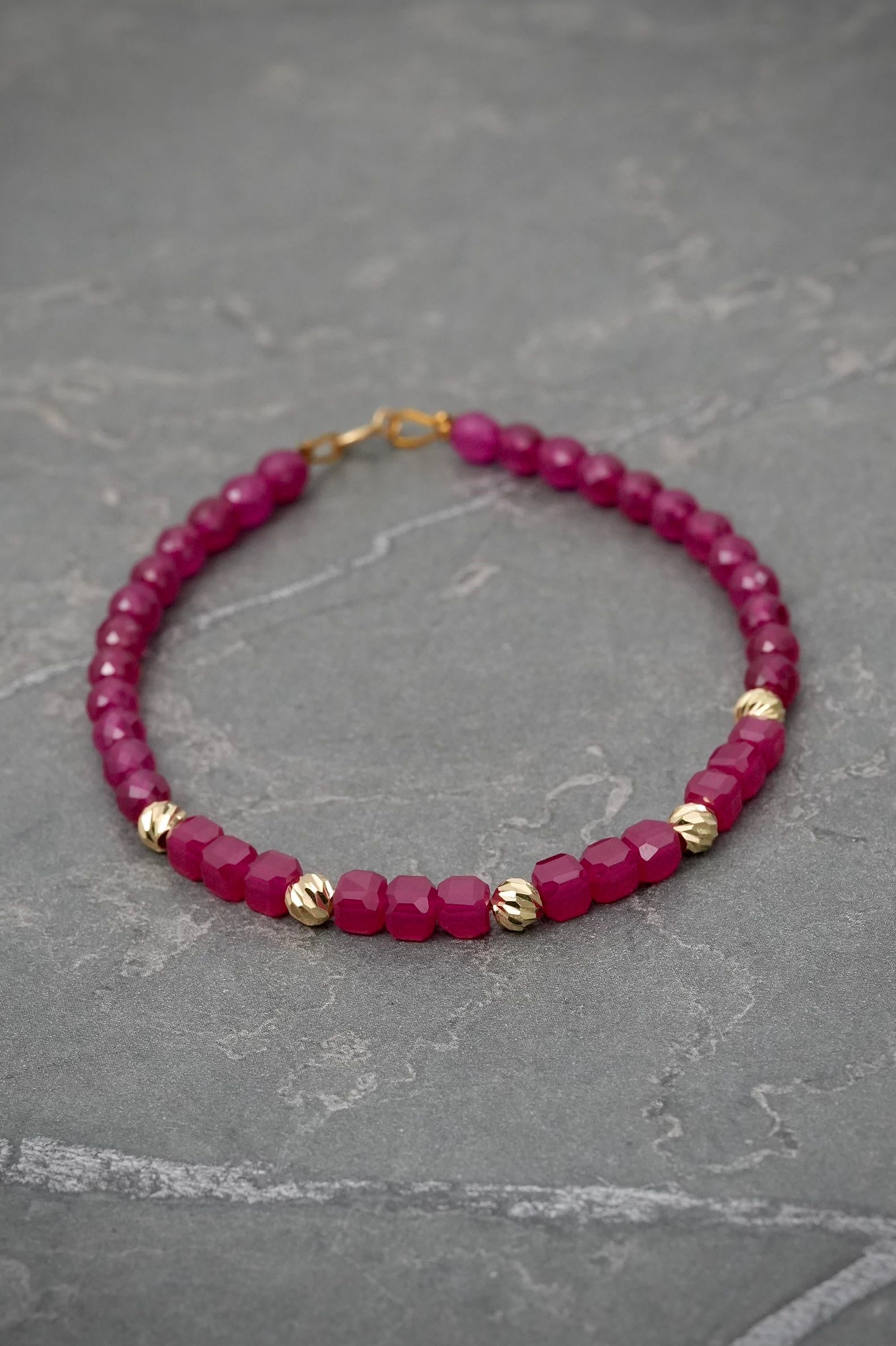 Pulsera energetica / 18.5cm — Oro Amarillo