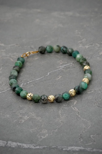 Pulsera energetica /  19cm — Oro Amarillo