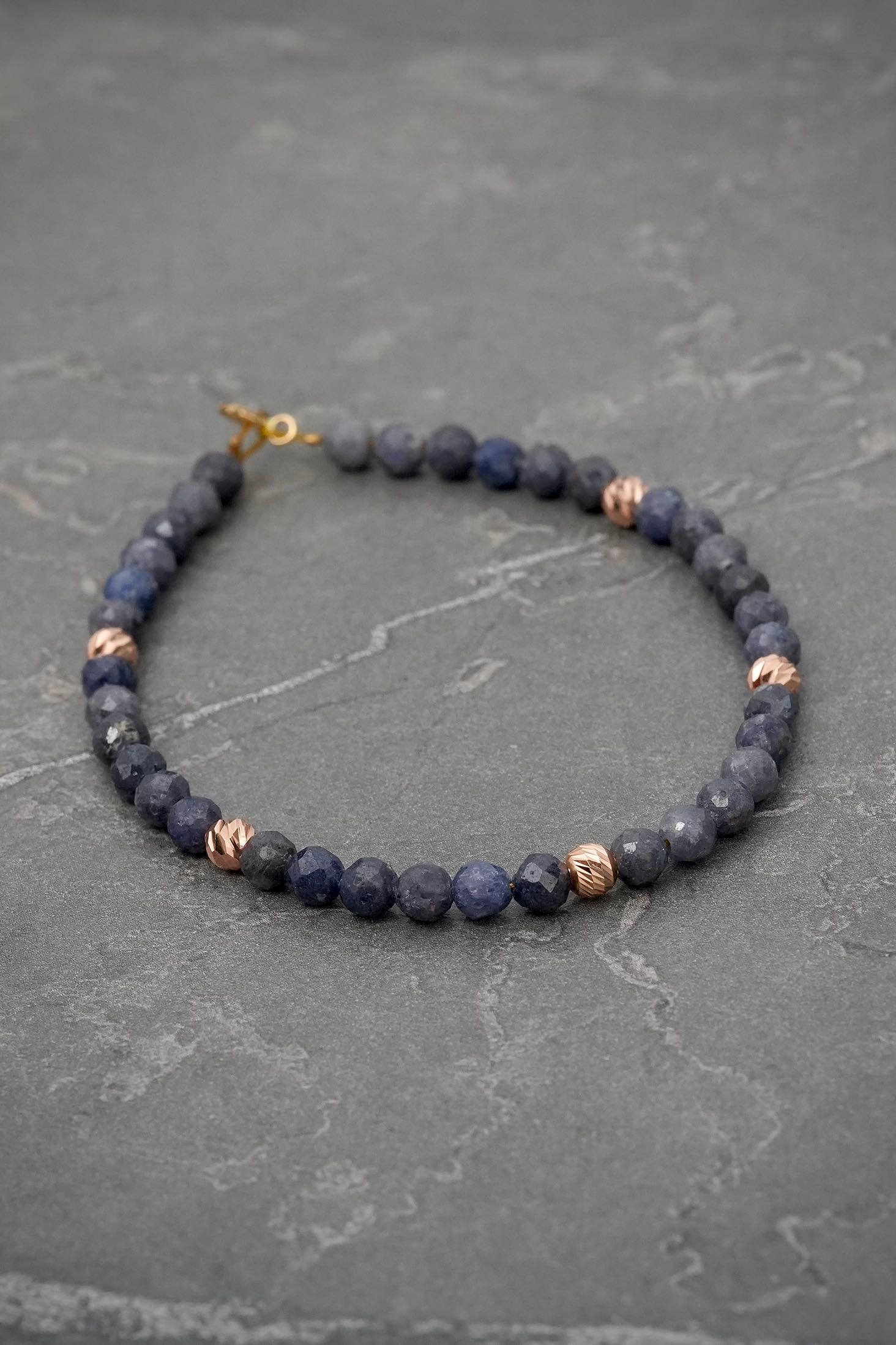 Pulsera energetica  /  18.5cm / Dos Oros (Joya) M