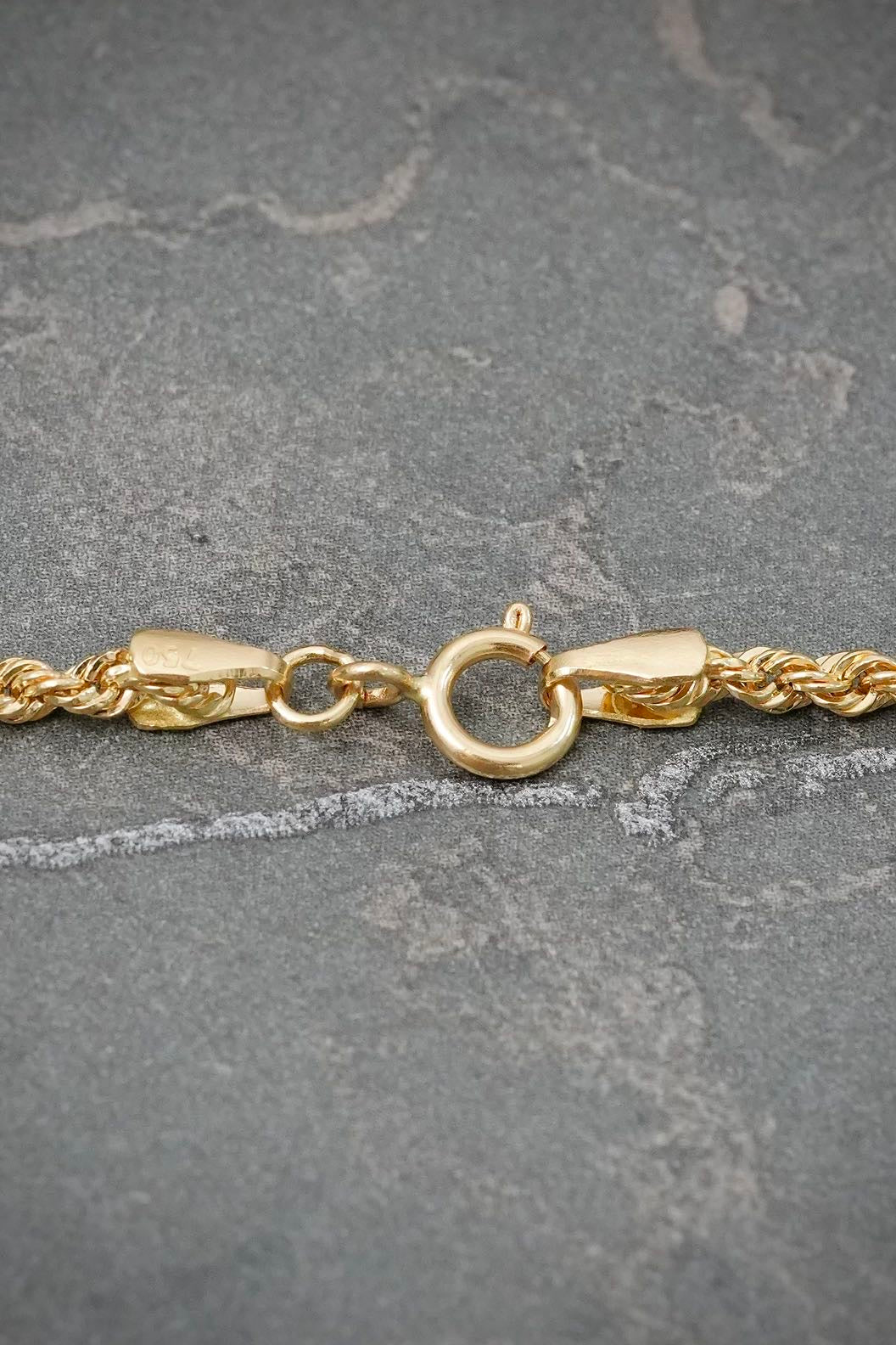 Cadena Lazo 3.5gr / 50cm / 2.5mm — Oro Amarillo