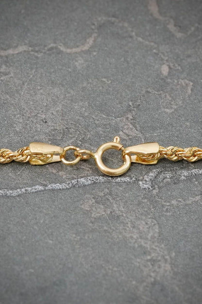 Cadena Lazo 3.5gr / 50cm / 2.5mm — Oro Amarillo