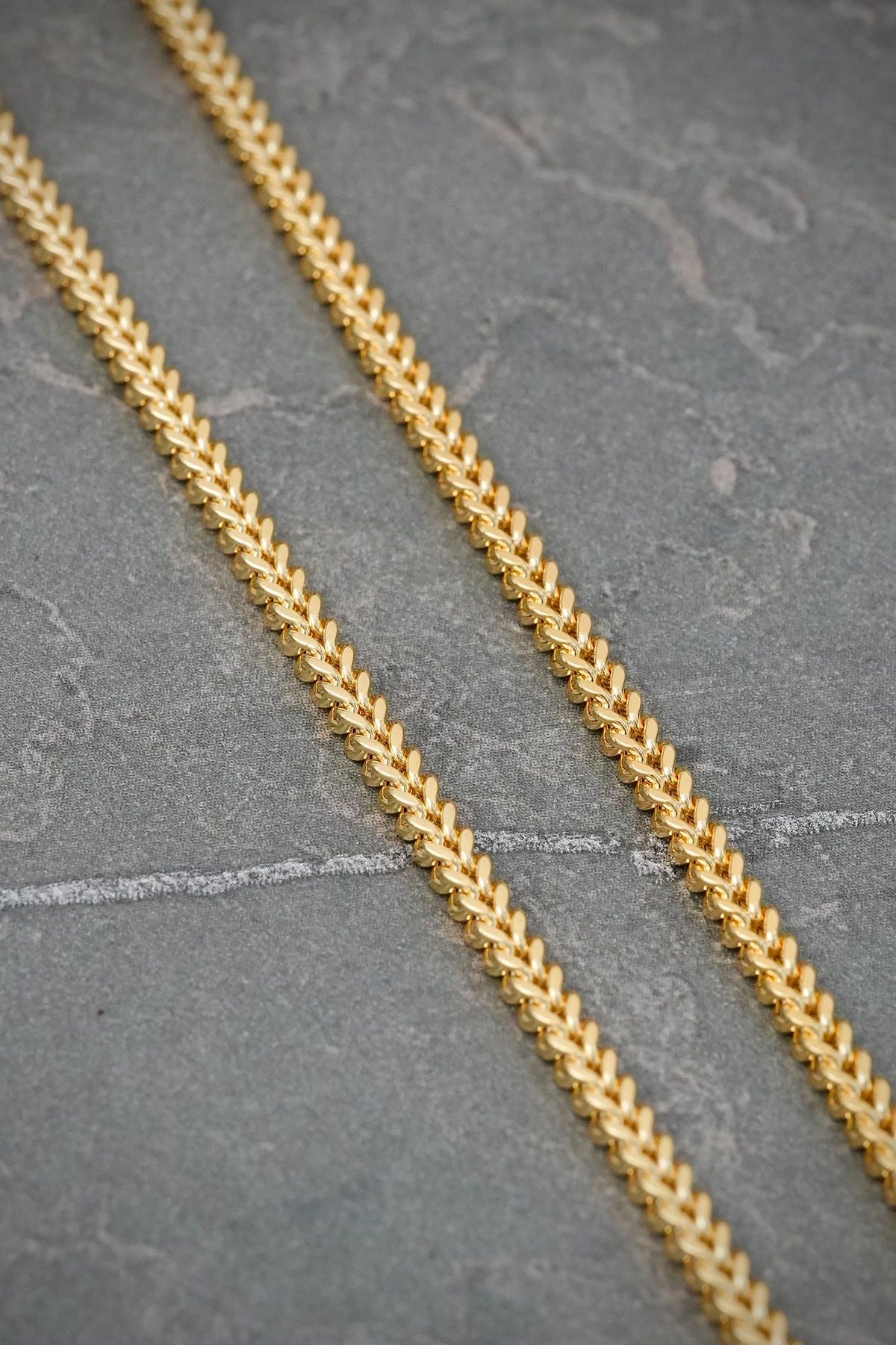 Cadena Franco 10.2gr / 60cm / 2.6mm — Oro Amarillo