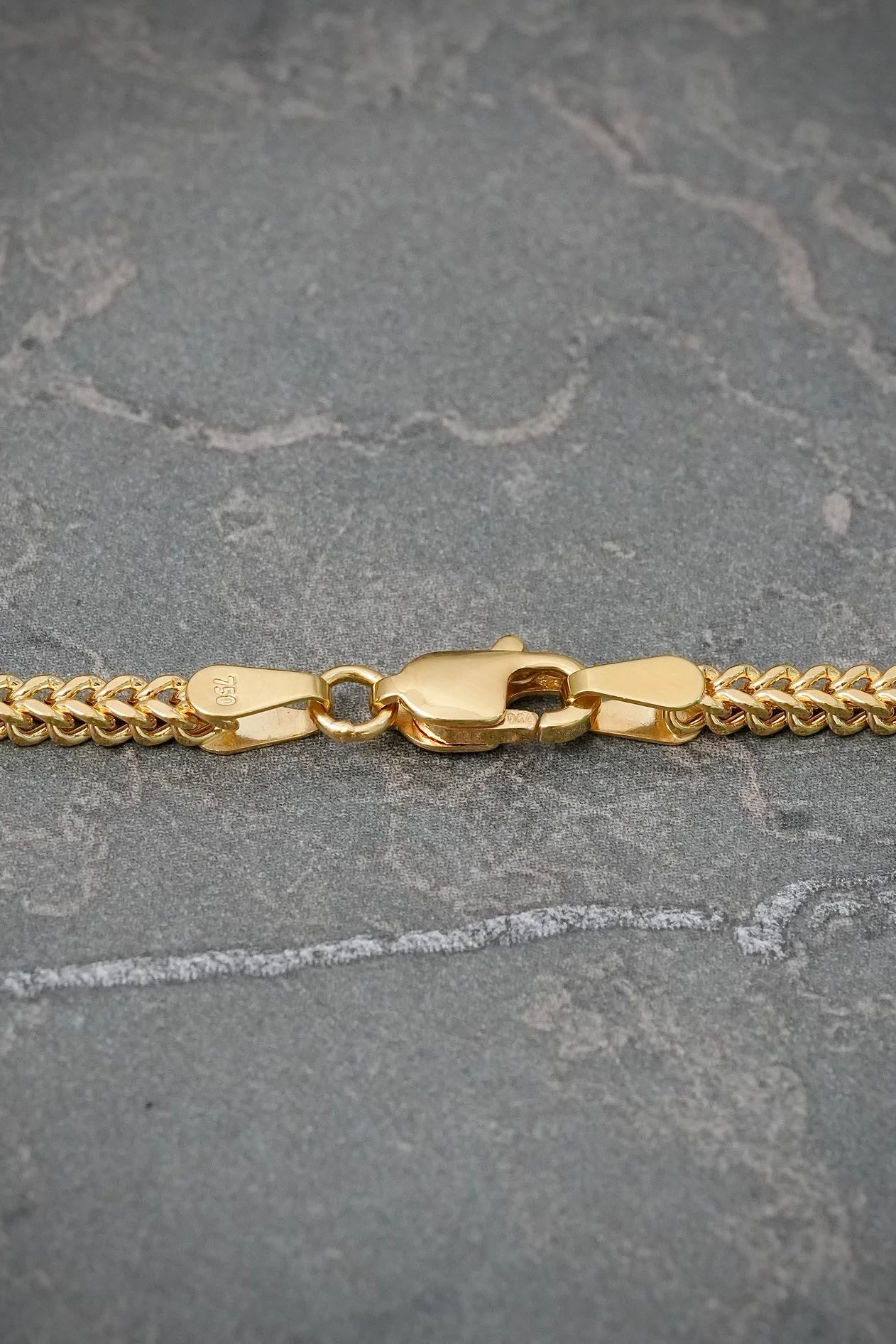 Cadena Franco 10.2gr / 60cm / 2.6mm — Oro Amarillo