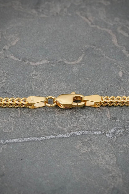Cadena Franco 10.2gr / 60cm / 2.6mm — Oro Amarillo