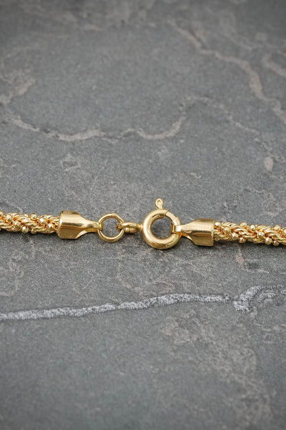 Cadena Lazo Diamantada 9.85gr / 60cm / 2.5mm — Oro Amarillo