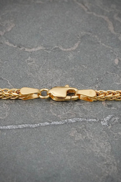 Cadena Franco 7.3gr / 60cm / 2.4mm — Oro Amarillo