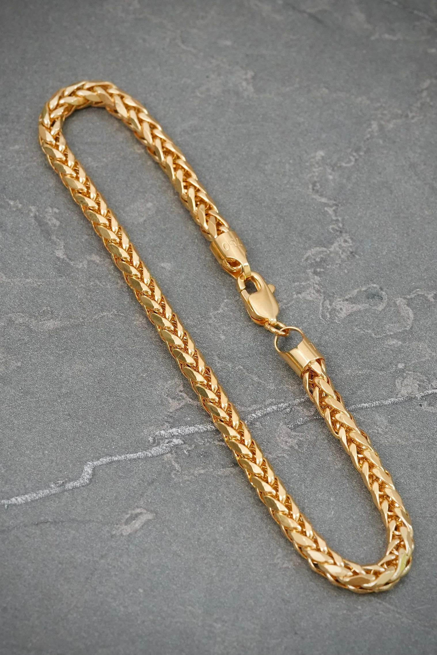 Pulso Franco 4.6gr / 19cm / 3.3mm — Oro Amarillo