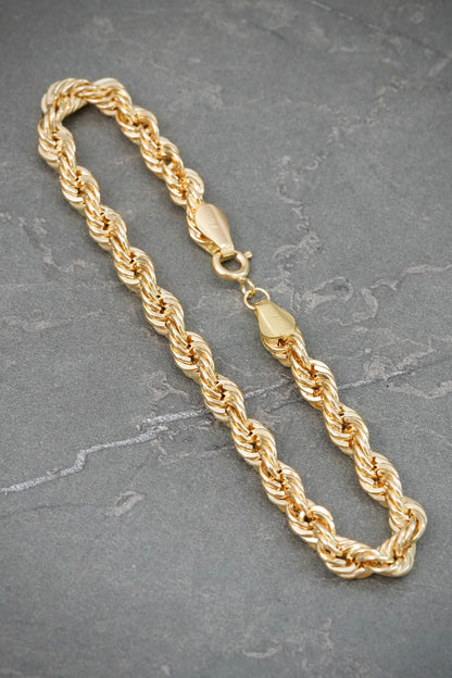 Pulso Lazo 5.4gr / 20.5cm / 5.6mm — Oro Amarillo