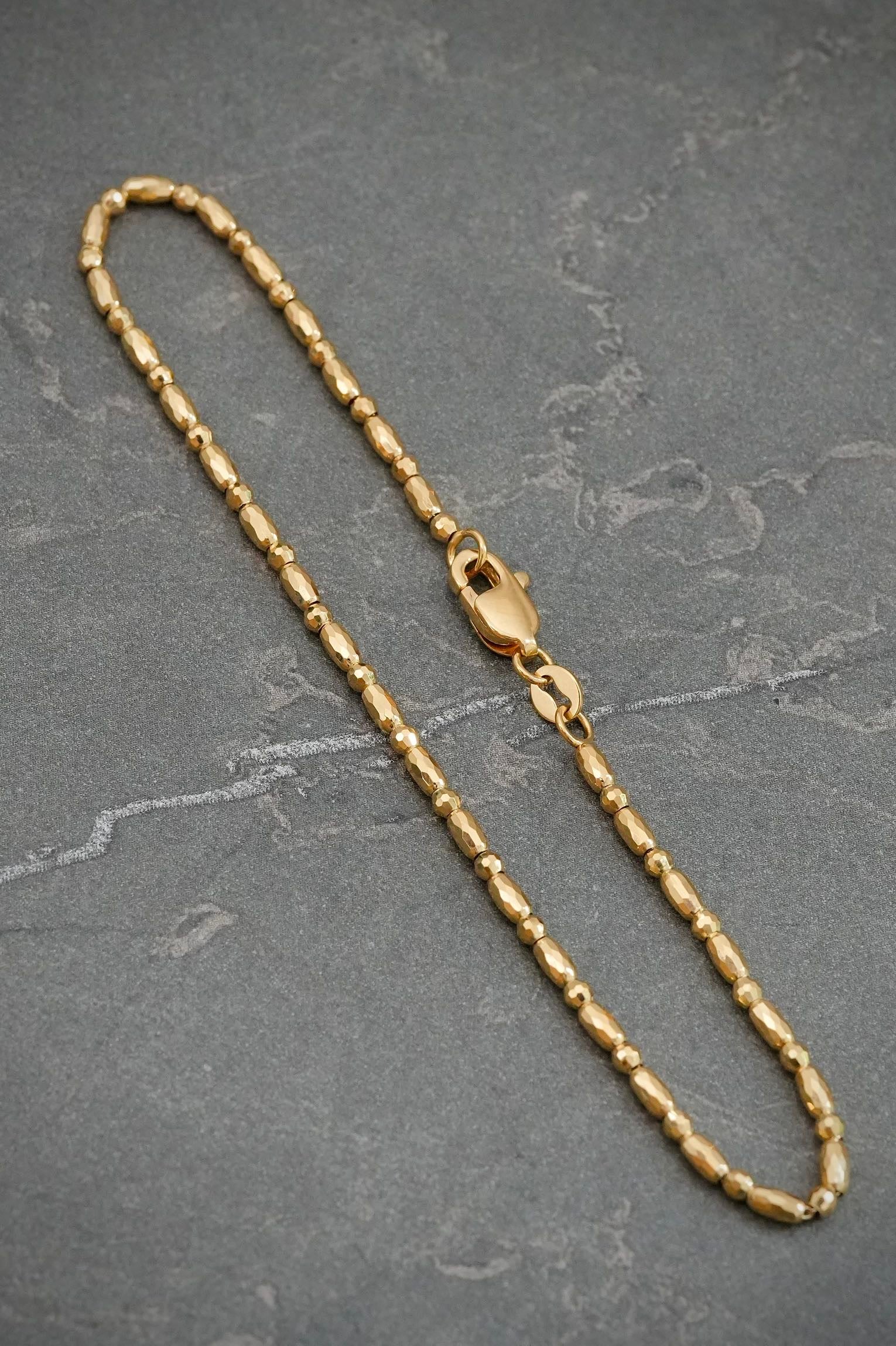 Pulso Palito Bolita 3.2gr / 19cm / 2mm — Oro Amarillo