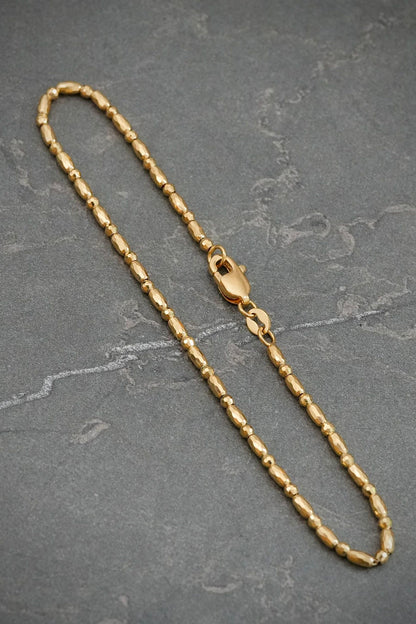Pulso Palito Bolita 3.2gr / 19cm / 2mm — Oro Amarillo