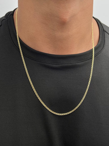 Cadena escalera 4.35gr / Largo 60cm / Oro Amarillo italy +3 M