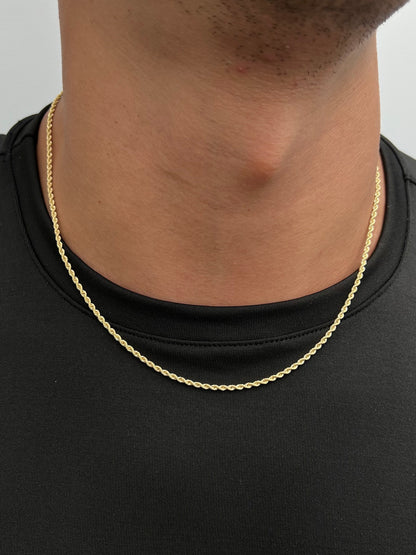 Cadena lazo 2.7gr / Largo 50cm / Oro Amarillo italy +2 M