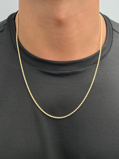 Cadena lazo 3.2gr / Largo 60cm / Oro Amarillo italy +2 M