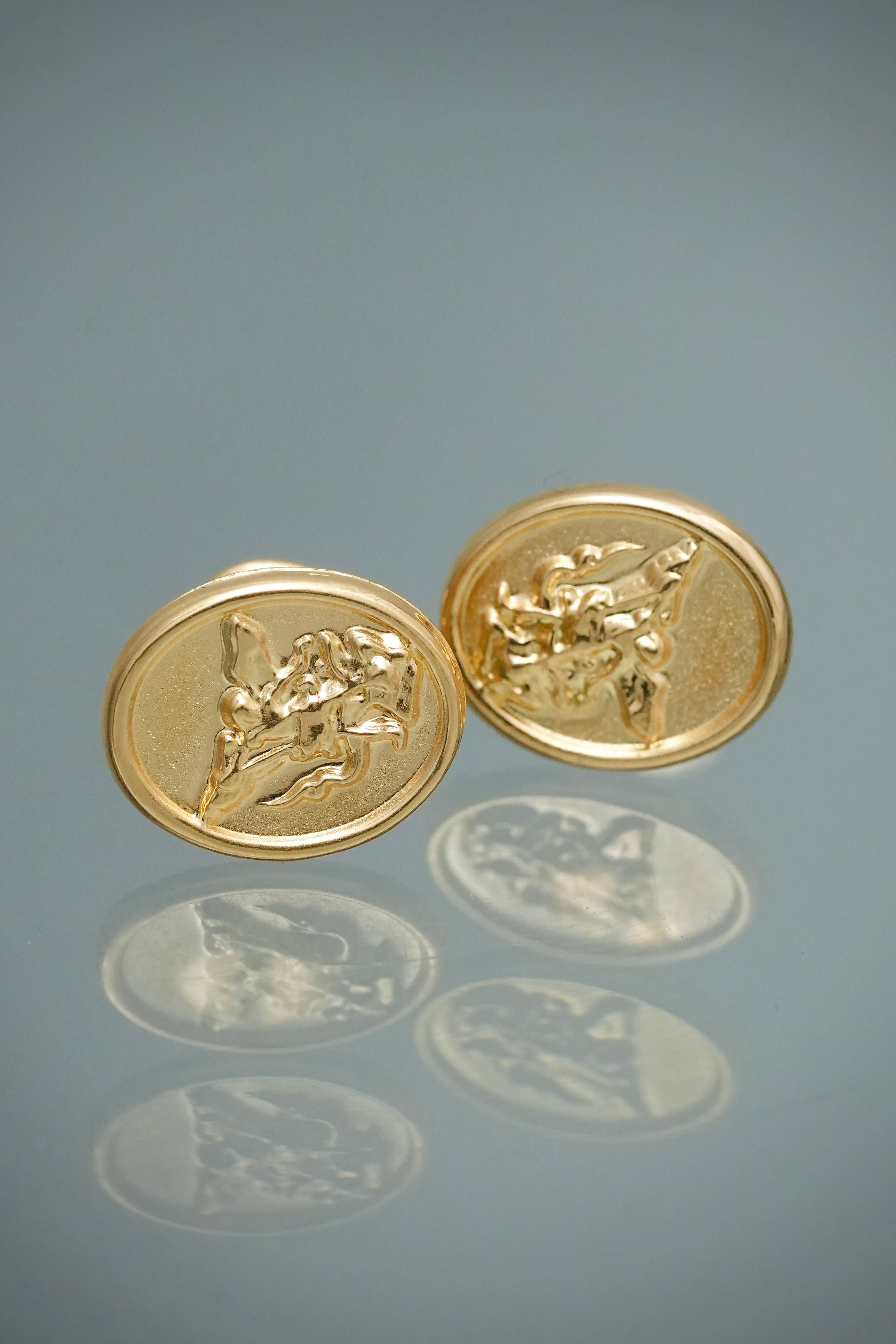 Topos Arcangel San Miguel 1.05gr / 1.1cm / 9.1mm — Oro Amarillo