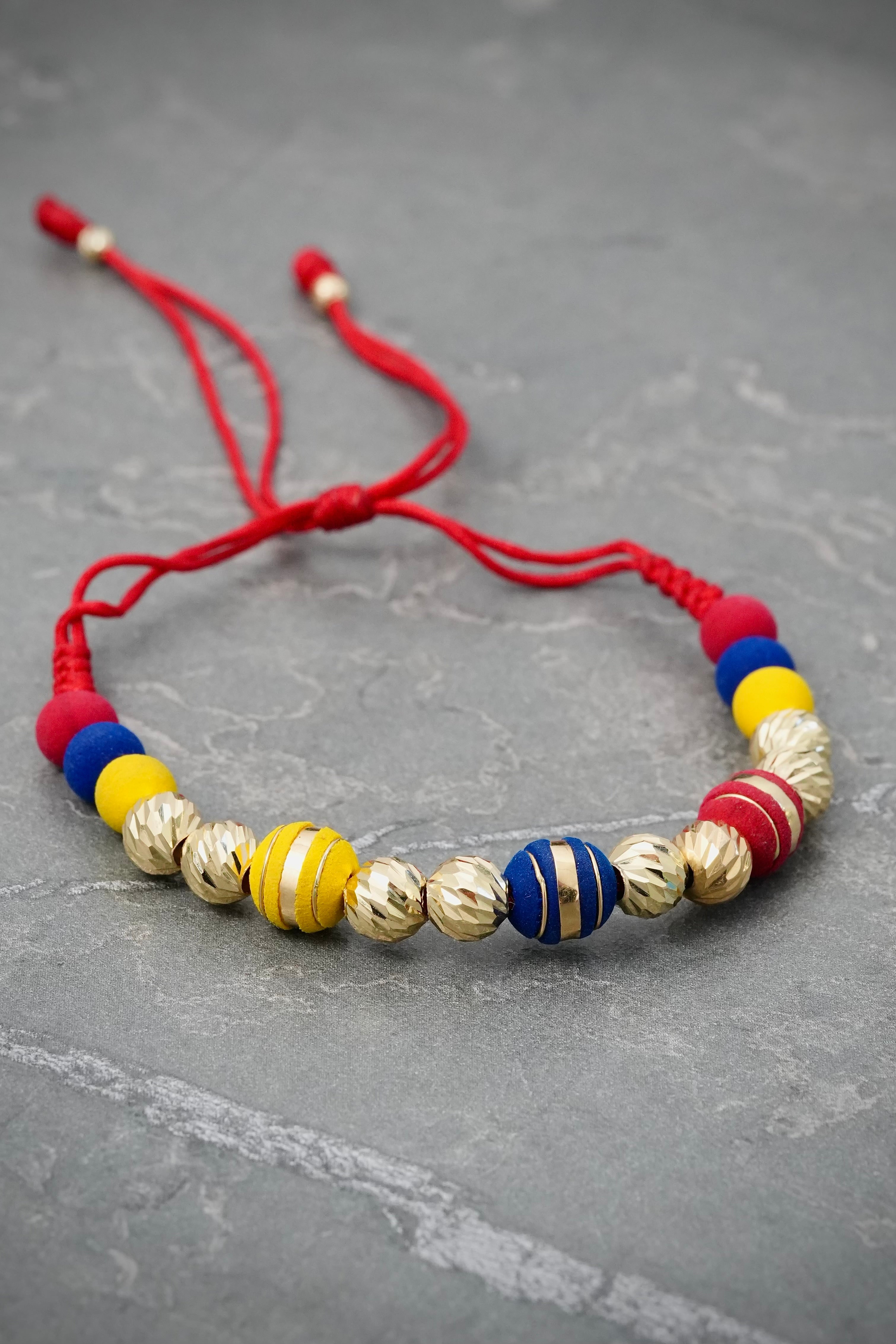 Pulsera de la tricolor 1.55gr / Oro Amarillo (Joya) M