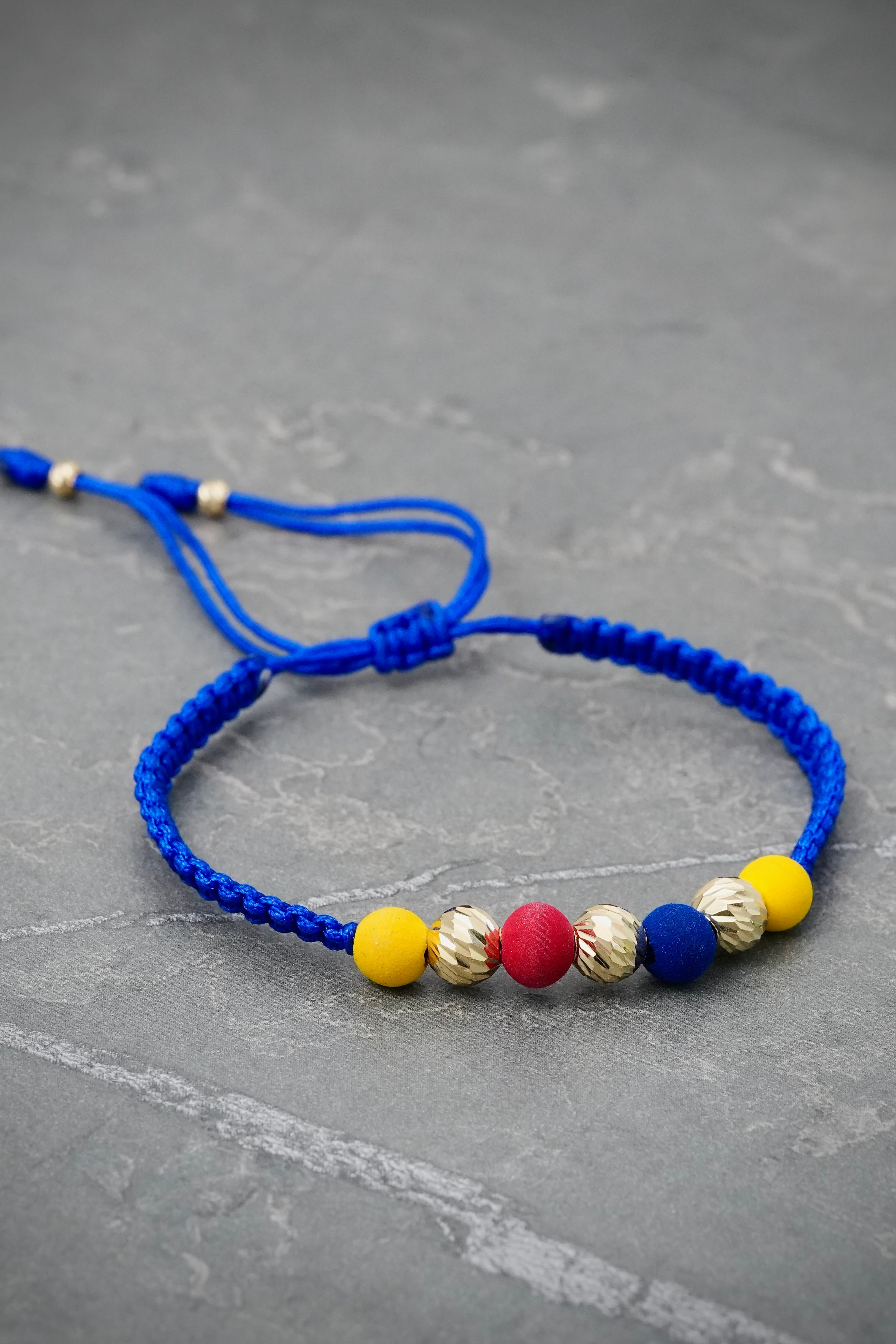 Pulsera de la tricolor 0.65gr / Oro Amarillo (Joya) M