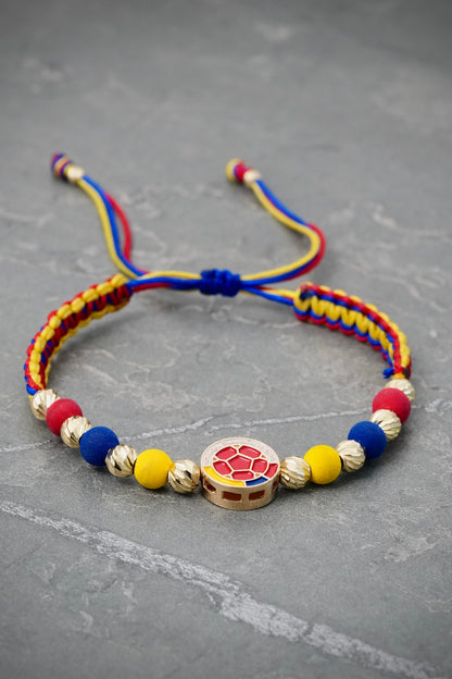 Pulsera de la tricolor 3.8gr / Oro Amarillo (Joya) M