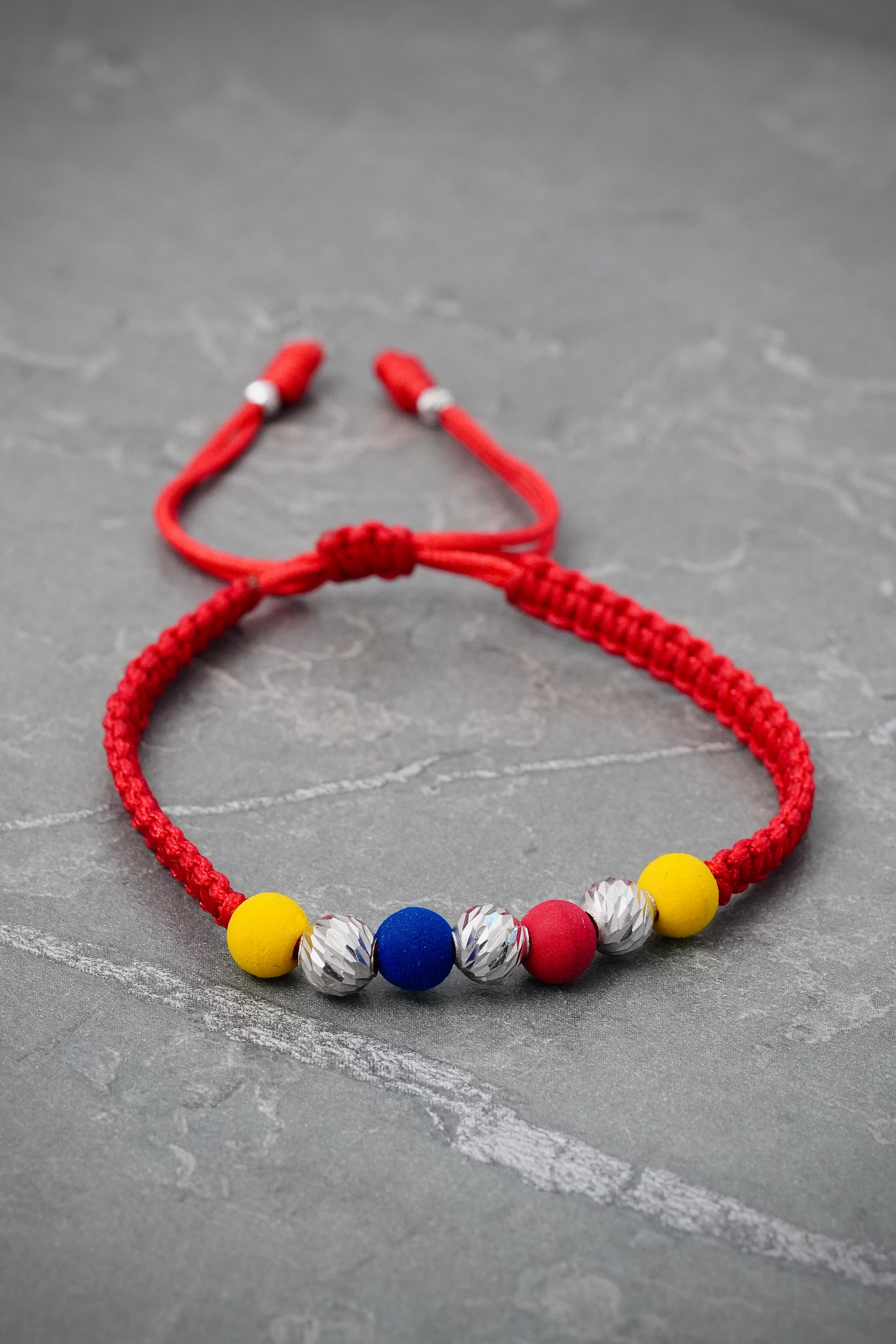 Pulsera Tricolor 0.7gr — Oro Blanco
