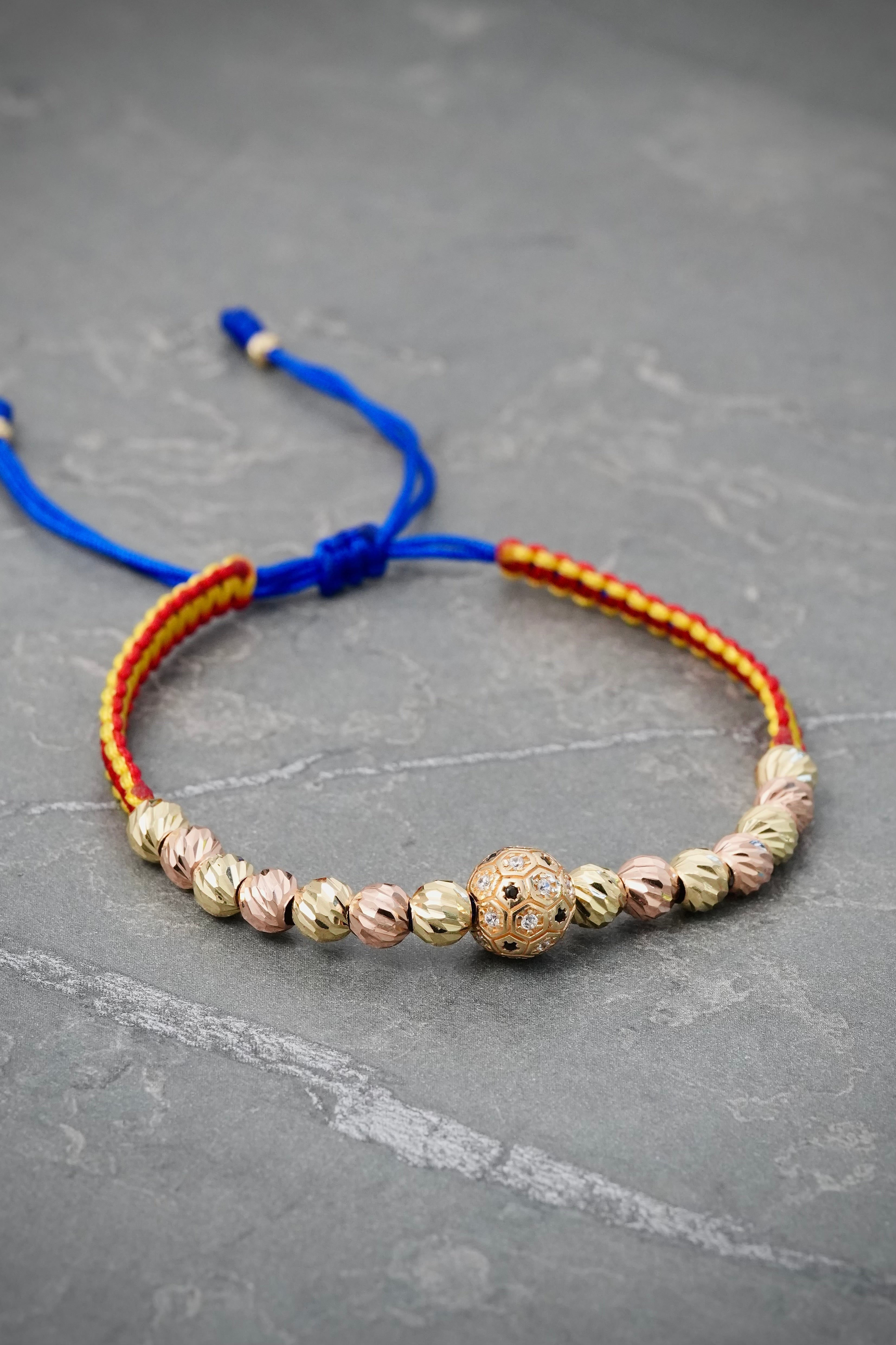Pulsera de la tricolor 3.4gr / Dos Oros (Joya) M
