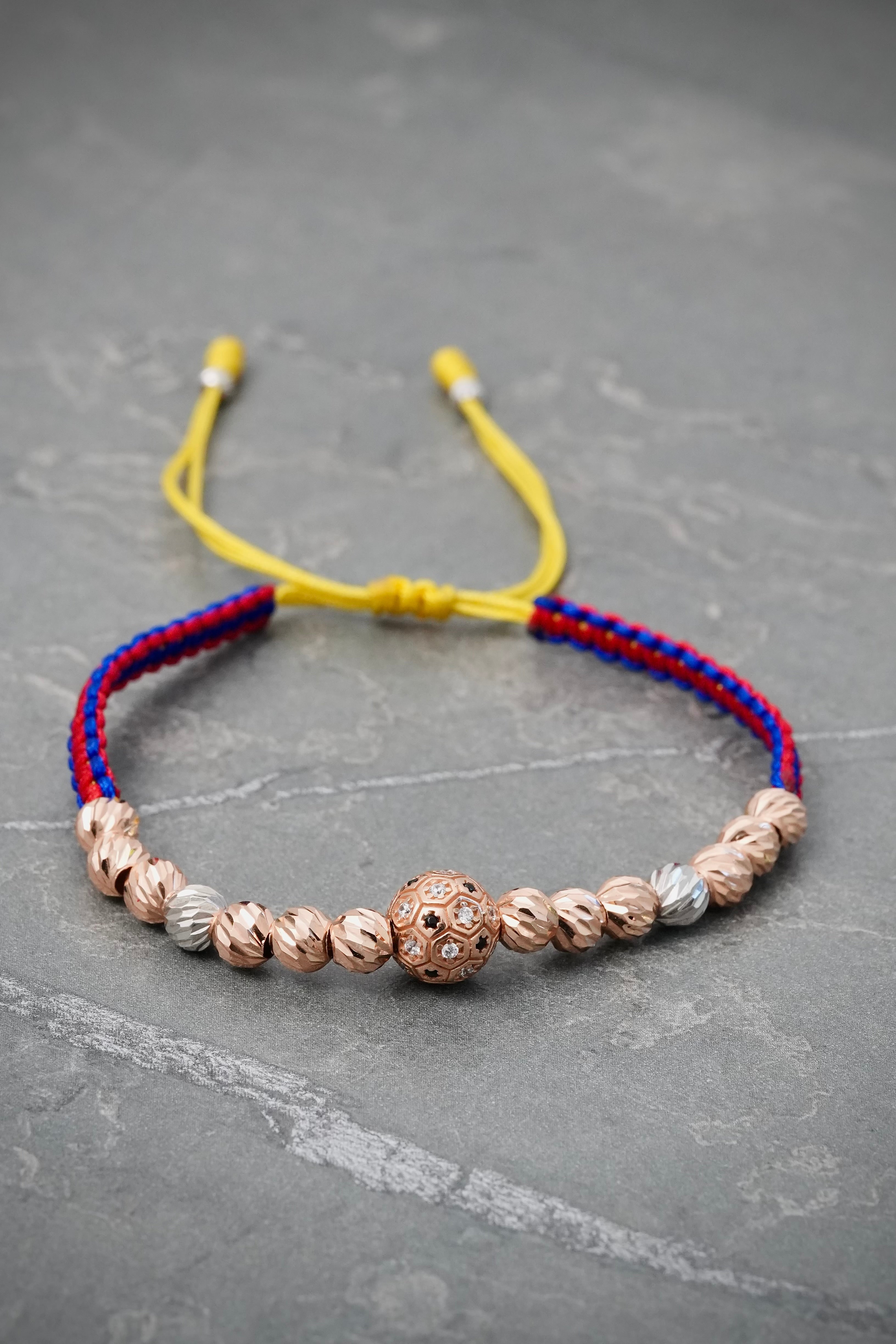 Pulsera de la tricolor 3.45gr / Dos Oros (Joya) M