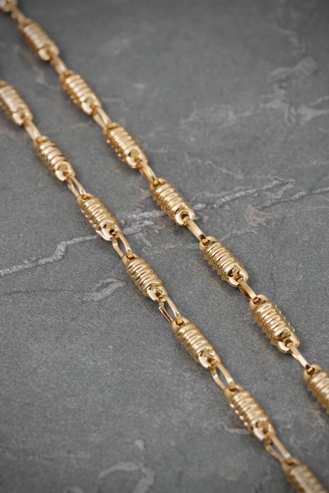 Cadena Rustica 9gr / 60cm / 3.6mm — Oro Amarillo