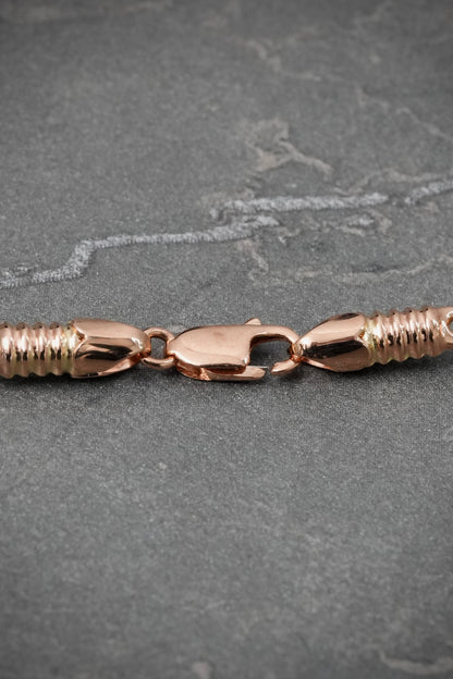 Cadena Rustica 10.75gr / 70cm / 3.6mm — Oro Rosado