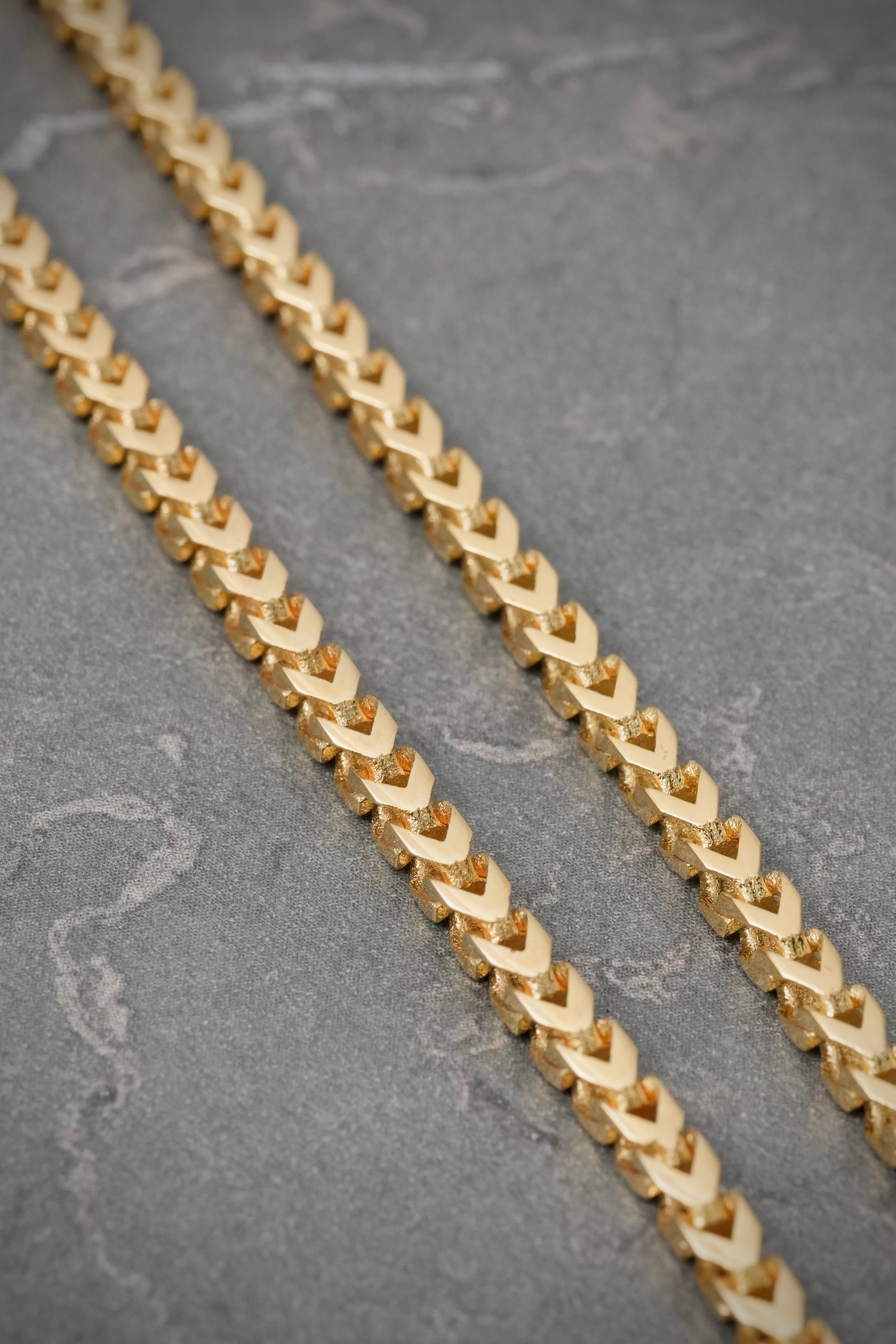 Cadena Franco 28.2gr / 60cm / 2.8mm — Oro Amarillo