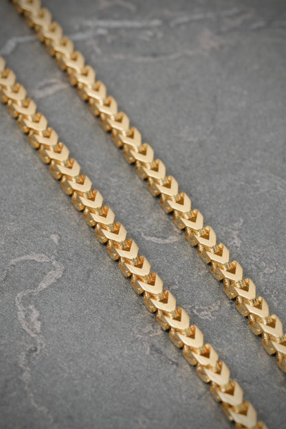 Cadena Franco 28.2gr / 60cm / 2.8mm — Oro Amarillo