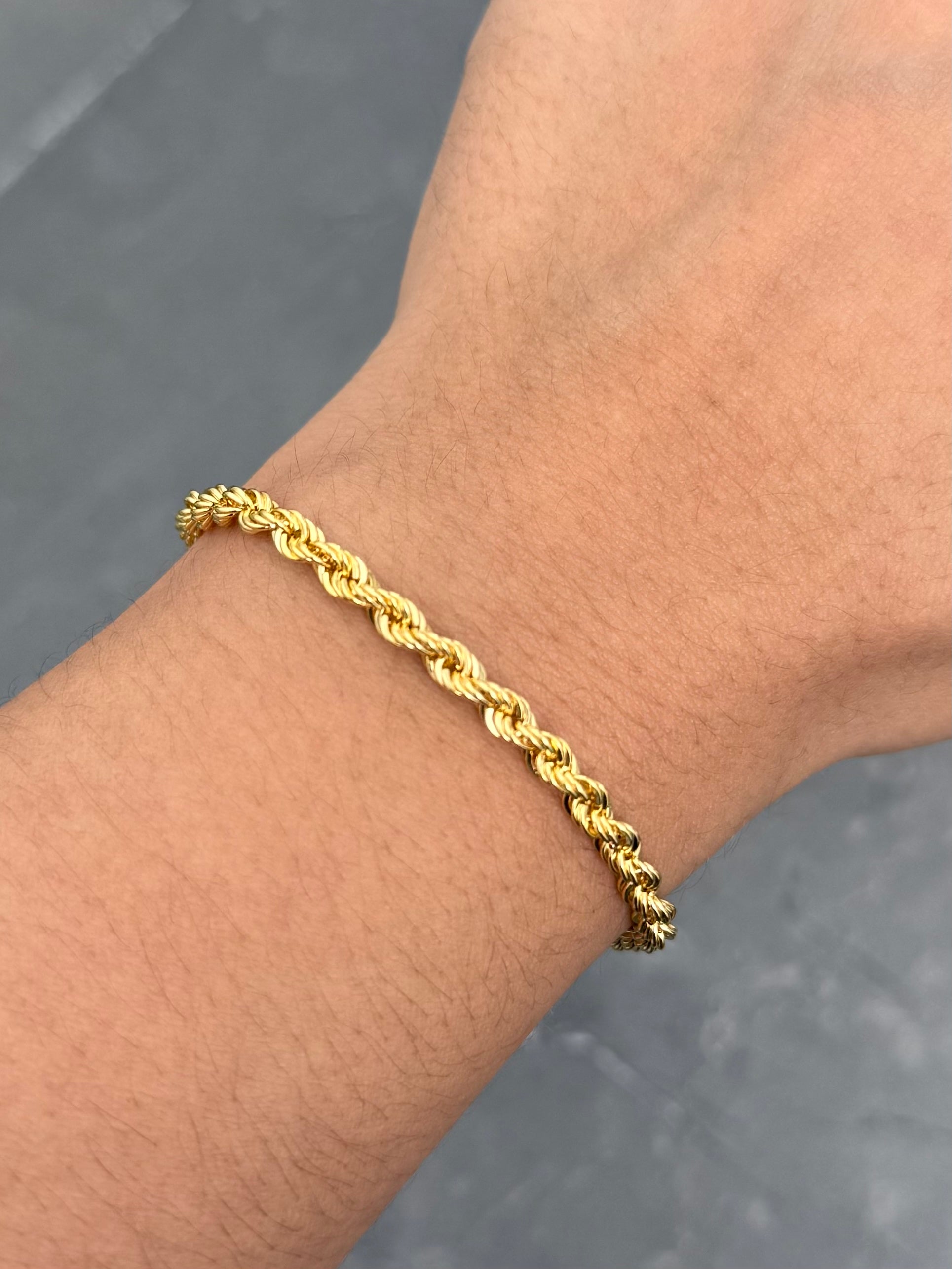 Pulso Lazo 3.3gr / 20cm / 3.8mm — Oro Amarillo