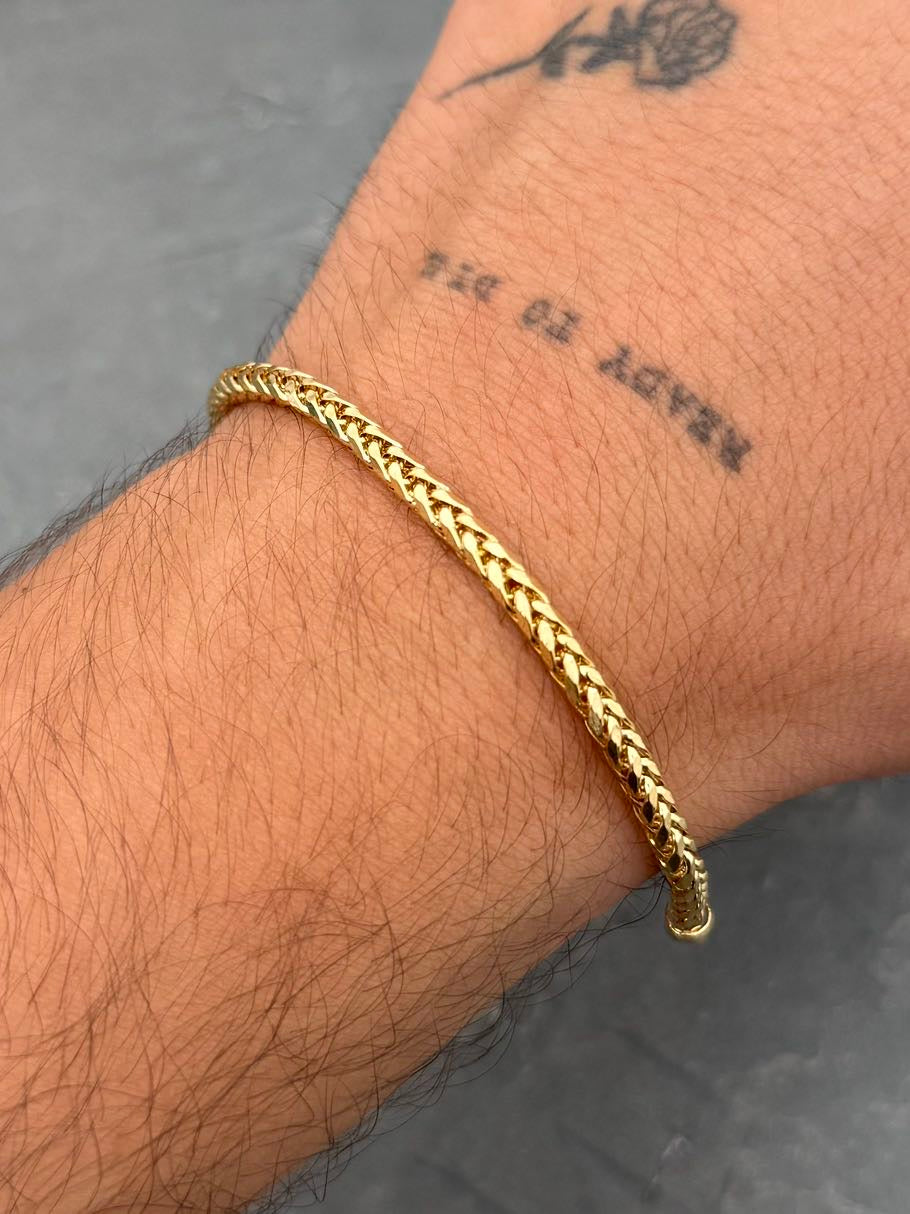 Pulso Franco 4.6gr / 19cm / 3.3mm — Oro Amarillo