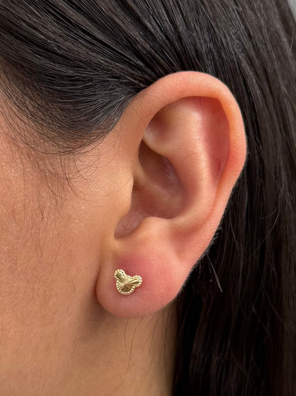 Topos Mickey Mouse Diamantado 0.6gr / 0.5cm / 7.4mm — Oro Amarillo