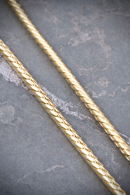 Cadena rustica 14.65gr / Largo 60cm / Oro Amarillo italy +4 M