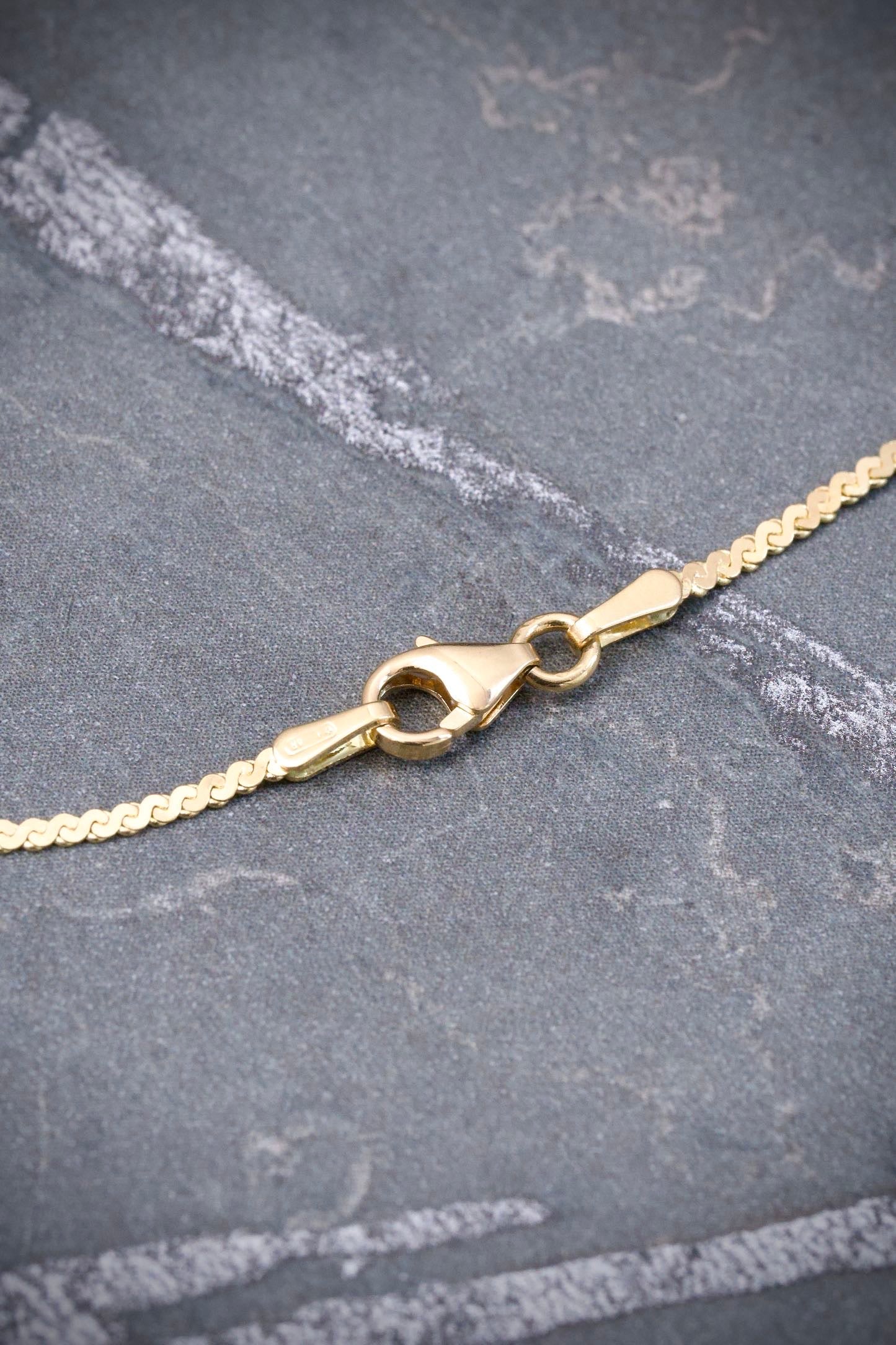 Cadena serpiente 3.1gr / Largo 50cm / Oro Amarillo italy +3 B