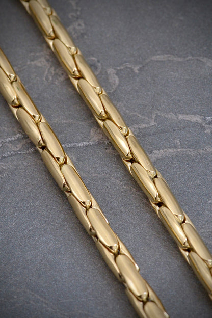 Cadena rustica 16.8gr / Largo 60cm / Oro Amarillo italy +4 M