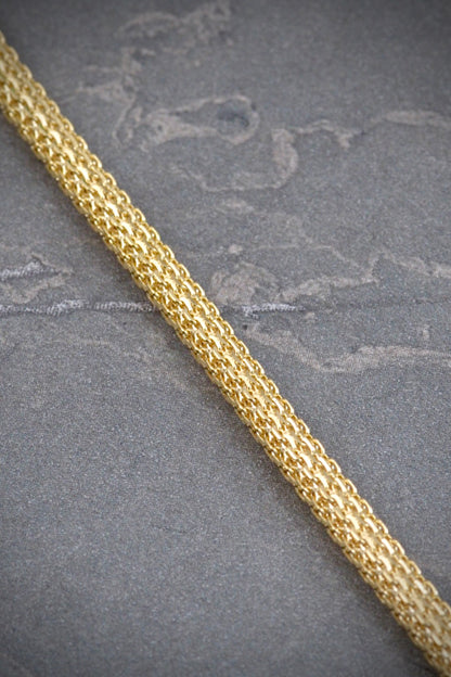 Pulso cola de raton 6.2gr / Largo 19cm / Oro Amarillo italy +3 B