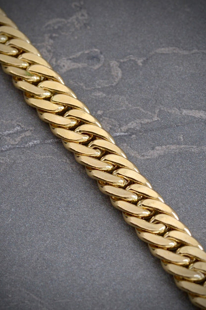 Pulso cubano 7gr / Largo 22cm / Oro Amarillo italy cte B