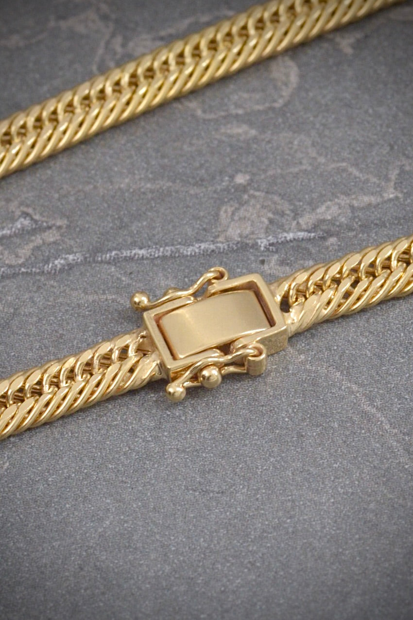 Pulso espiga 4.1gr / Largo 20cm / Oro Amarillo italy +3 M