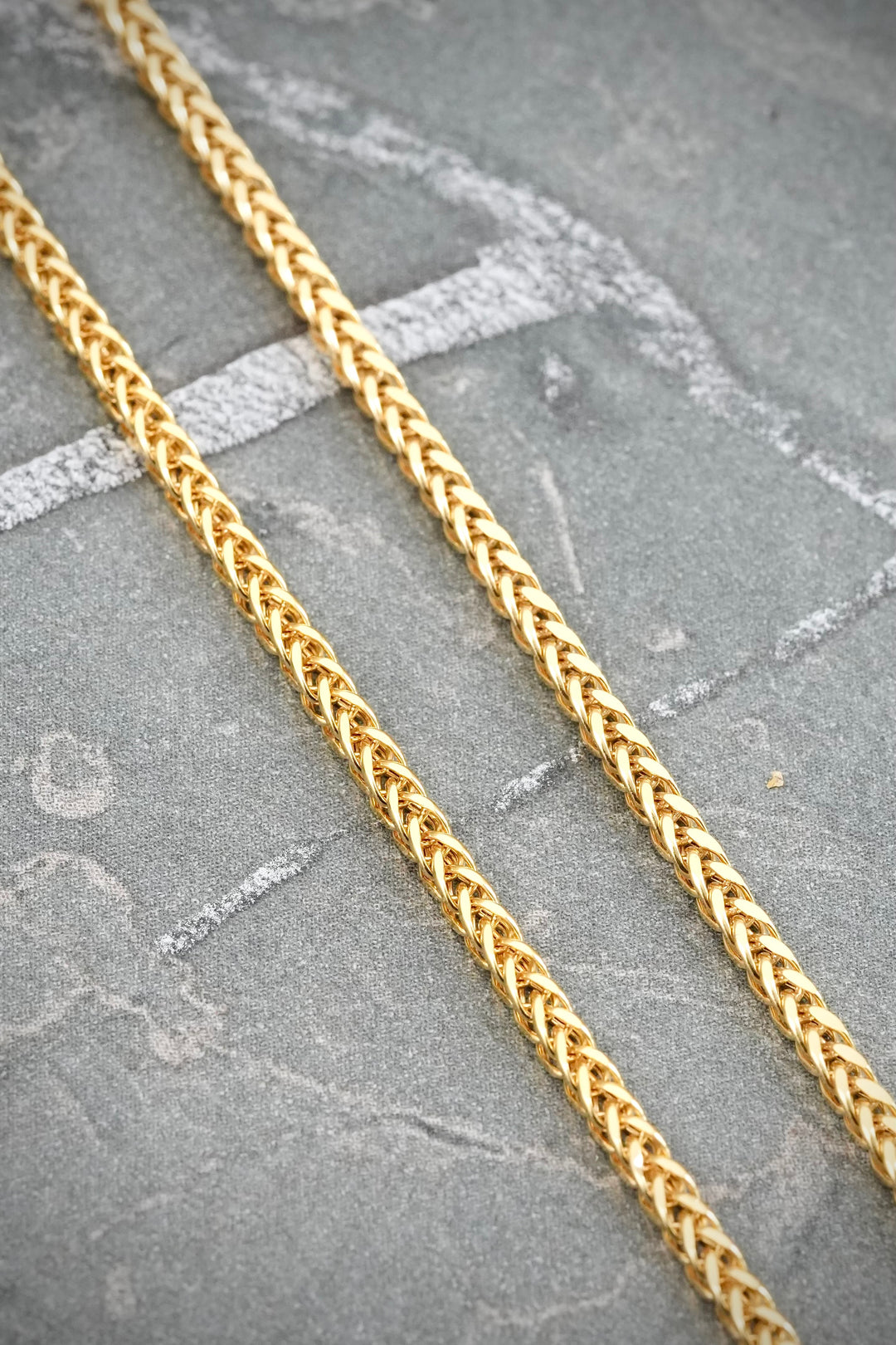 Cadena Franco 5.1gr / 60cm / 1.7mm — Oro Amarillo