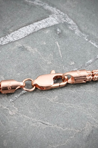 Cadena Canutillo 19.9gr / 55cm / 3.2mm — Oro Rosado
