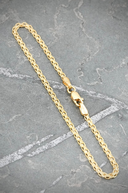 Pulso Chino 1.45gr / 18.5cm / 2.2mm — Oro Amarillo