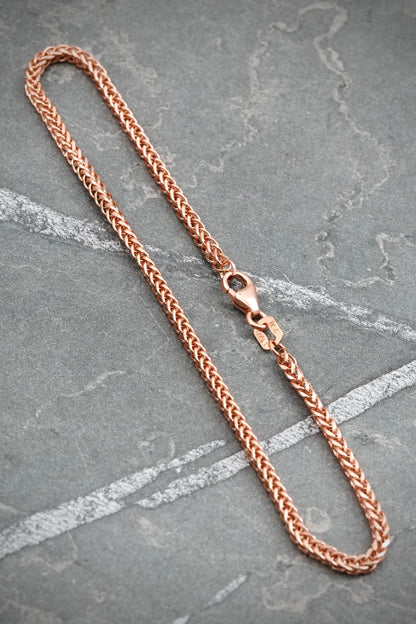 Pulso Franco 2gr / 20cm / 1.7mm — Oro Rosado