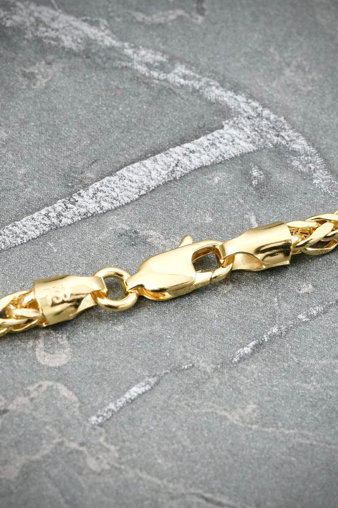 Cadena Franco 10.75gr / 65cm / 2.4mm — Oro Amarillo