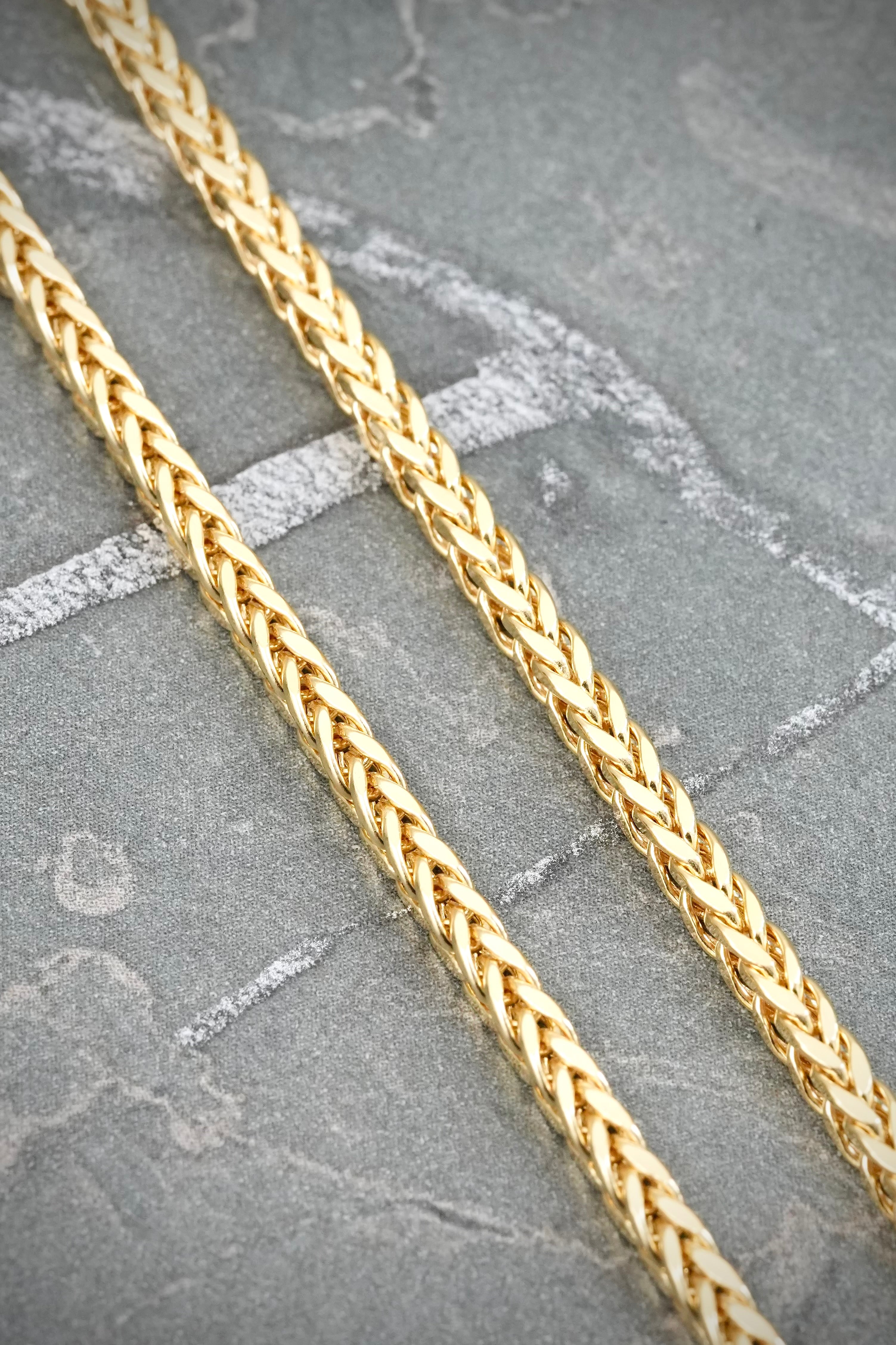 Cadena Franco 10.75gr / 65cm / 2.4mm — Oro Amarillo